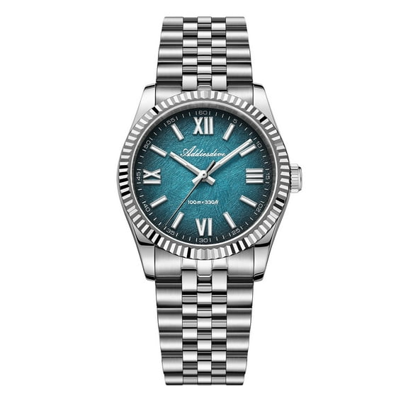 ADDIESDIVE Men's Diver Watch – 100m Water Resistant, Japanese Quartz Movement, Sapphire Crystal, Stainless Steel Quartz Watches for Men, Super Luminous BGW9