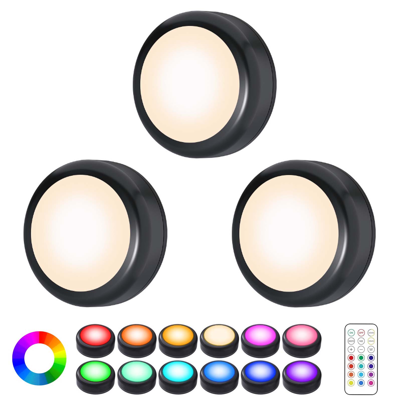 Remote Control Lights, Color Changing LED Lights, Dimmable