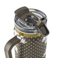thumbnail image 3 of Thyme & Table 32oz Stainless Steel Luna Tumbler with Handle and Dual Straw Lid, Mocha Floral, 3 of 4