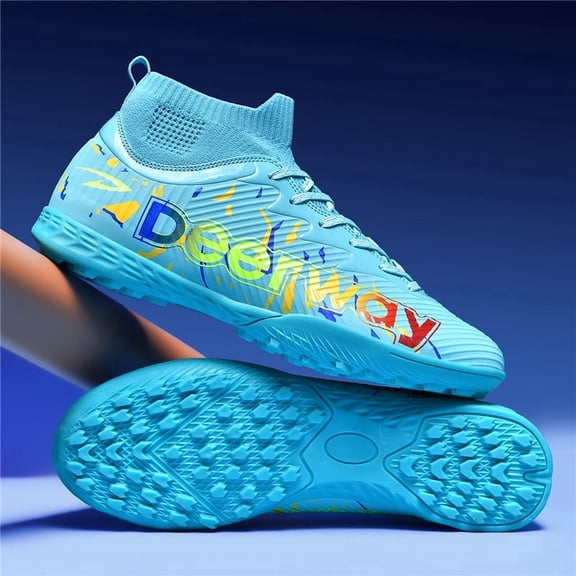 Men's & Women's Soccer Cleats, Lightweight Breathable Casual Athletic Sneakers