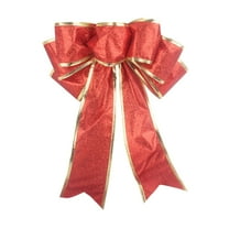 HCTSHG Large Bows for Wreath, Wedding Wreath Bow Velvet Bows Holiday Tree Topper Bows Ornaments for Front Door New Year Christmas Party Decoration Supplies