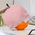 thumbnail image 3 of HELLHERO Pink Teapot Dust Cover with Insulation Lightweight Polyester Canvas, 3 of 8