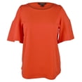thumbnail image 4 of Women's Petite Cutout Jersey Top-R-PM, 4 of 4