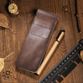 thumbnail image 5 of Leather Rollup Pen / Pencil Storage Case / Pouch Organizer Handmade Large Capatity, 5 of 5