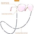 thumbnail image 4 of Collier Chaîne pour Lunettes humlbird avec Perles et Pierres d'Obsidienne pour Femmes, 4 of 6