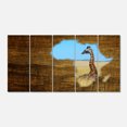 thumbnail image 2 of Africa Wildlife Map Design - Abstract Canvas Artwork, 2 of 3