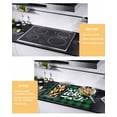 thumbnail image 2 of Large Induction Cooktop Protector Mat Lucky St. Patrick's Day Stove Top Covers for Electric Stove, Green Four-leaf Grass Plaid Decorative Stove Burner Cover Mats, Glass Top Stove Cover, 2 of 7