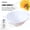 white-1pc, variant on 5 Quart Plastic Colander, Kitchen Strainer with Soft Grip Handles, Raised Feet & Large Drain Holes, Durable Dishwasher Safe Food Drainer for Fruits Vegetables Pasta, Green