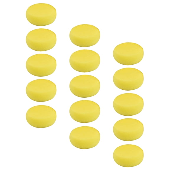 Raindrops Yellow Painting Sponges for Kids, Lightweight and Easy to Use, Perfect for Handicrafts, 50 Pieces Set