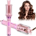 thumbnail image 1 of Rizador de pelo automático HITTIONA de 1 pulgada, rosa+morado, 1 of 5