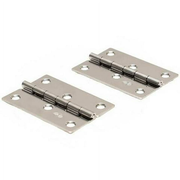 Gemlux Boat Hinges 1227 | 2 x 3 Inch Stainless Steel (Pair)