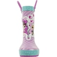 thumbnail image 4 of L.O.L. Surprise! Girls Rainboots, Fancy and Fresh, 100% Rubber, Waterproof with Easy-on Handles, Purple, 11-12, 4 of 6