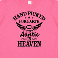 thumbnail image 4 of Inktastic Handpicked for Earth By My Auntie in Heaven with Angel Wings Boys or Girls Baby T-Shirt, 4 of 5