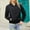 Black, variant on Azrian Womens Jackets Coats,Plus Size Womens Jackets Lightweight Zip Up Cropped Coat Fashion Windbreaker Outerwear Casual Quilted Jacket Baseball Uniform on
