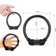 thumbnail image 2 of 2Pcs Bicycle Code Lock with 4-Digit Password(Black,Each 40cm), 2 of 5