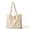 Beige, variant on Large Canvas Tote Bag, Open Cotton Shoulder Bags for Women and Men, Mujer Laptop Handbag Purse