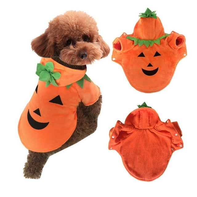 TIELUTT Pet Halloween Pumpkin Funny Pumpkin Pet Clothes for Cats Pet Clothes for Medium Dogs Female Pet Clothes for Large Dogs Pet Clothes for Small Dogs Female Pet Clothes Hangers Metal