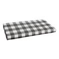 thumbnail image 2 of Humble and Haute Humble + Haute Black Buffalo Plaid Indoor/ Outdoor Bench Cushion 60 in w x 19 in d, 2 of 5