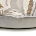 thumbnail image 5 of The HomeCentric King / Queen / Twin Ivory Luxury Twin 53"x18" Bed Runner WITH Two Pillow Cover, Bead Hand Embroidery Bed Scarf on Jacquard fabric - Clarissa Serene, 5 of 5