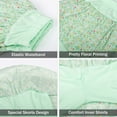 thumbnail image 6 of LittleSpring Little Girls Summer 2 Piece Outfits Kids Backless Tank Top and Shorts Sets Beach Clothes Green Size 6, 6 of 6