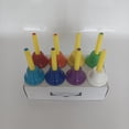 thumbnail image 3 of 8-Tone Handbell Percussion Set with Yellow Handle – Orff Musical Instrument for Early Childhood Education, Rhythm Learning & Music Classrooms – Durable, Portable, Easy-to-Play for Kids & Beginners, 3 of 5