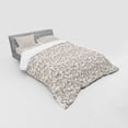 thumbnail image 3 of Ambesonne Floral Bedding Set 3 Pcs, Abstract Calla Lily, Twin XL, Purple Grey Ivory, 3 of 3