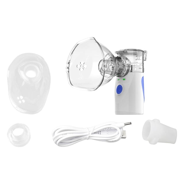 Nebulizador portátil Compact Travel Home Uso diario Inhalador de mano Nebulizador Azul Yinane Nebulizador de mano