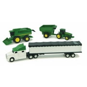John Deere Harvesting Set, Green and White - Tomy ERTL John Deere 46226