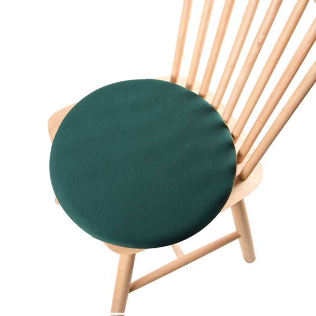 Cojín para silla, cojín redondo de espuma viscoelástica, almohada de apoyo lumbar para silla