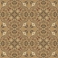 thumbnail image 1 of Ahgly Company Machine Washable Indoor Square Transitional Sienna Brown Area Rugs, 6' Square, 1 of 7