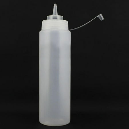 

Leke 16oz Plastic Squeeze Bottle Condiment Dispenser Ketchup Mustard Sauce