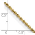 thumbnail image 5 of 14K Gold 2mm Rope Chain 16", 5 of 5