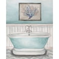 thumbnail image 2 of Medley, Elizabeth 26x32 Black Ornate Wood Framed with Double Matting Museum Art Print Titled - Nautical Bath I, 2 of 4