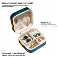 thumbnail image 2 of Firefly Travel Portable Square Jewelry Display Necklace Organizer Storage Box, 2 of 6