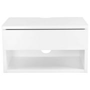 Nathan James Jackson Floating Side Table, White
