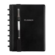TUL® Discbound Notebook Pen Loop Holders, Letter/Junior Sizes, Black, Set Of 2 Holders