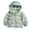 Light Green, variant on XBASW 2-7 Years Boys Girls Winter Coats Hooded Jacket for Kids Toddler Thick Warm Solid Outwear Zipper Snowsuit for Baby