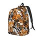 thumbnail image 1 of Disketp Dogs Different Breeds print Canvas Backpack Lightweight Travel Daypack Student Rucksack Laptop Backpack-Small, 1 of 5