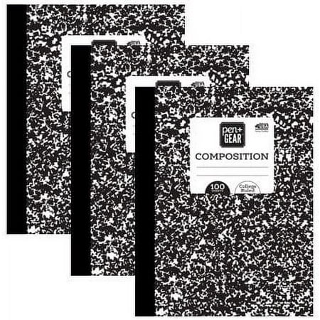 Pen + Gear Composition Notebook, College Ruled, 100 Pages, 3 Pack