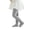 Gray, variant on Bixock Toddler Girls Dance Leggings High Waist Knit Cotton Tights Soild Color Slim Casual Pantyhose Soft Comfortable Workout Daily Wear Girls Clothings Size 5-6Years
