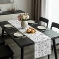 thumbnail image 2 of Gray Spring Floral Table Runner 90 Inches Long, Summer Botanical Floral Watercolor Kitchen Coffee Dining Table Decoration for Home Party Birthday Wedding Home Decor 13x90 Inches, 2 of 8