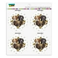 thumbnail image 1 of Dog Diamond Hunting Breeds Refrigerator Fridge Locker Vinyl Circle Magnet Set, 1 of 4