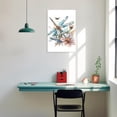 thumbnail image 5 of ZHONGYUTONG Dragonfly Canvas Wall Art for Bathroom Watercolor Dragonfly Pictures Wall Decor Home Painting Framed (24.00" x 36.00"), 5 of 5
