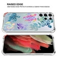 thumbnail image 4 of Blue Sea Turtles Clear Case for Samsung Galaxy S21 Ultra,Aesthetic Art Design Case for Men Women,Unique Trendy Transparent TPU Bumper Case Cover, 4 of 5