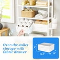 thumbnail image 3 of Estantería de almacenamiento para baño Simple Trending de 4 niveles, blanca, 3 of 8