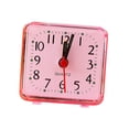 thumbnail image 3 of Mini reloj cuadrado Zulema despertador de viaje Rosado, 3 of 8