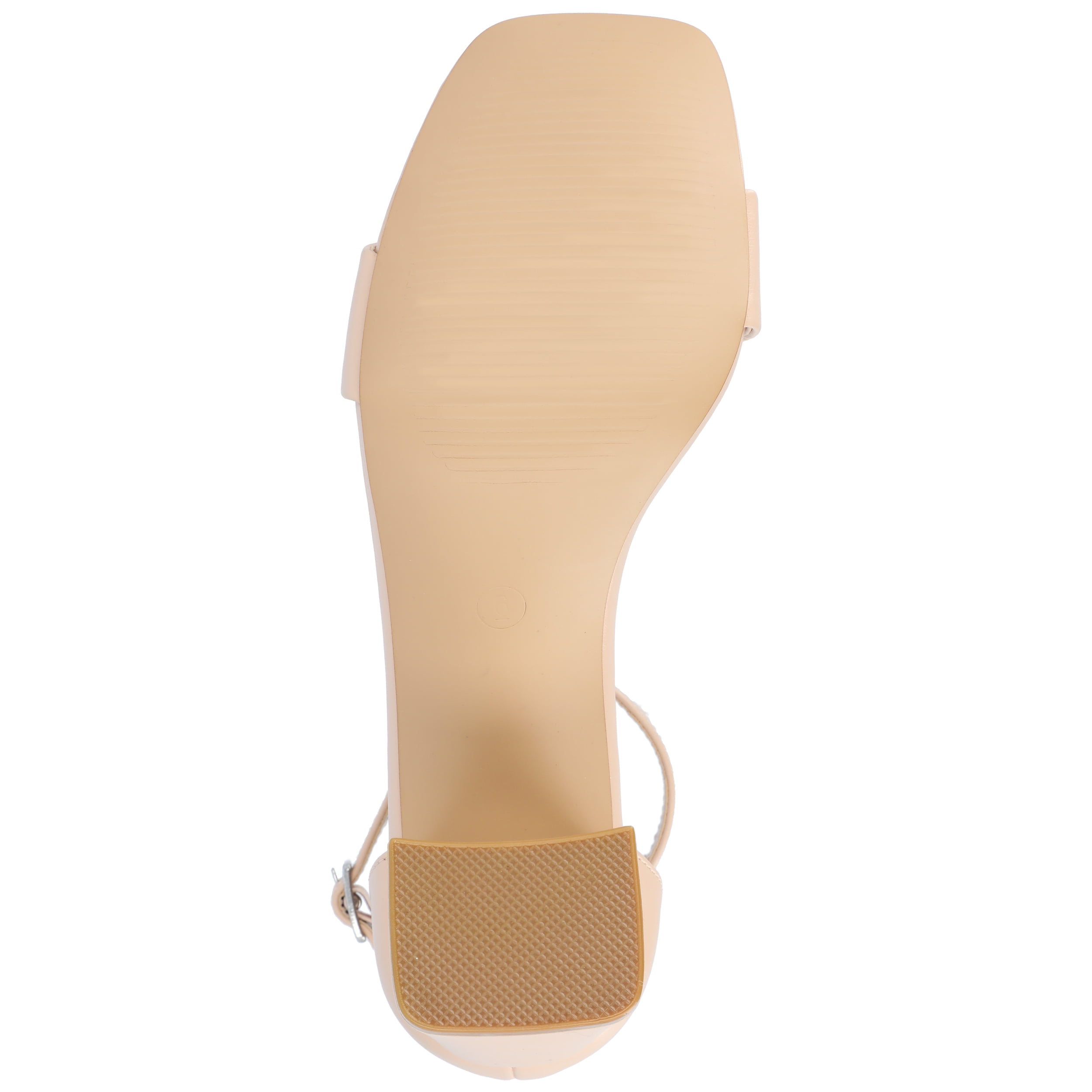 Journee Women's Valenncia SuperNatural Shades Narrow Width Open Square Toe Ankle Strap Sandals