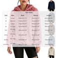 thumbnail image 7 of Pounoo Womens Sweatshirts Hooded Drawstring Long Sleeve Chevron Embossed Fuzzy Sherpa Bubble Cuff Solid Pullover Hoodie Loose Fit Warm Winter Womens Tops, 7 of 7