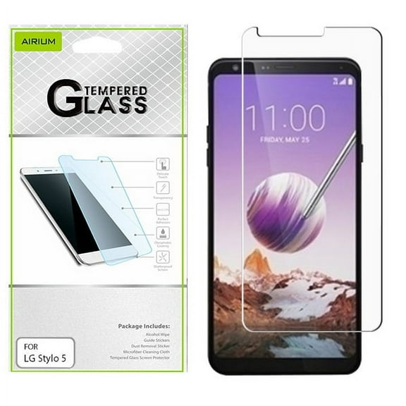 LG Stylo 5 Screen Protector Tempered Glass [9H Hardness] [Ultra-Clear] [Bubble Free] [High Definition] [Case Friendly] Tempered Glass Screen Protector Protective Cover for LG Stylo 5 (2019 Model)