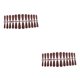thumbnail image 2 of Vogacara 24 Uds. De polvo brillante para uñas postizas, cubierta completa en forma de T, estilo ataúd Extra largo, puntas de uñas brillantes, Rosa oscuro 2piezas Vogacara CBP449641, 2 of 6